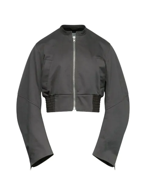 MM6 Maison Margiela quilted cropped bomber jacket Grey S52AM0343M35729