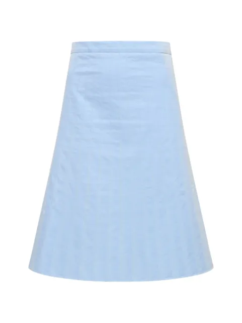 MM6 Maison Margiela striped mini skirt Blue S62MA0102M35861