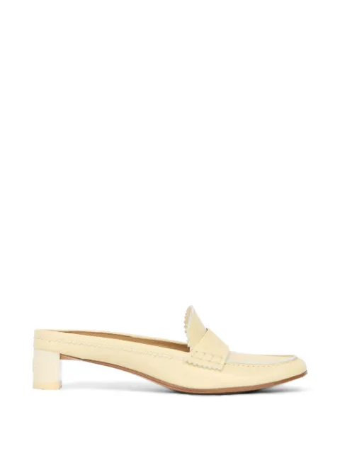 MM6 Maison Margiela Swing toe leather loafers Neutrals S66WX0074P7560