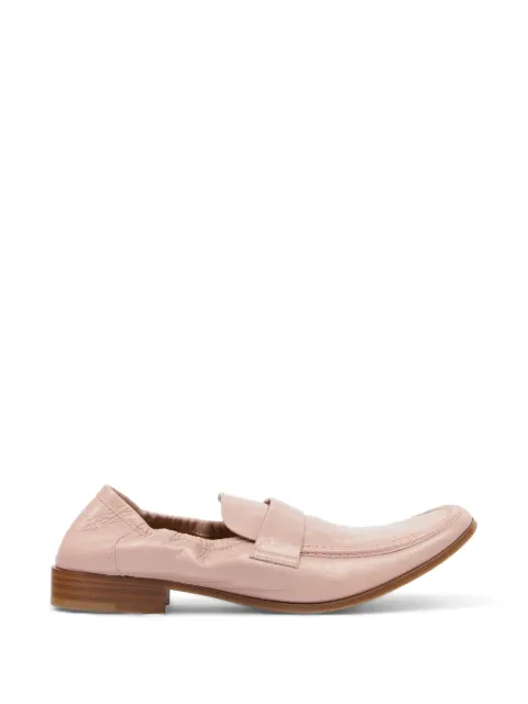 MM6 Maison Margiela Swing-toe leather loafers Pink S66WR0034P7560