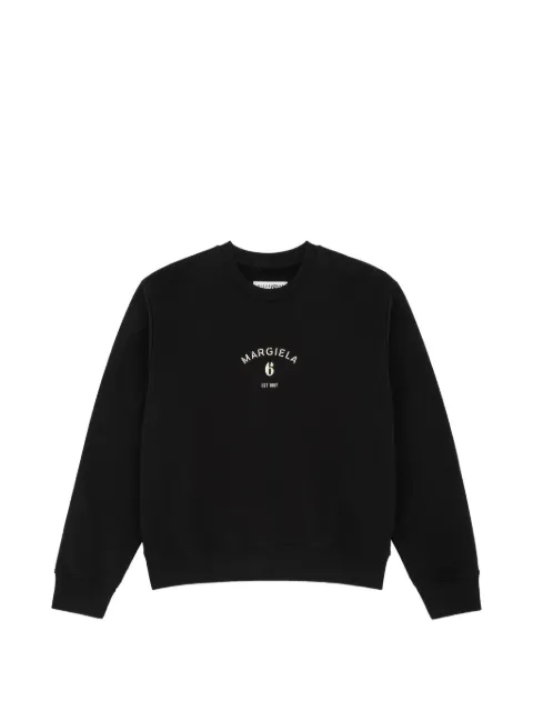 MM6 Maison Margiela logo sweatshirt Black S62GU0145M25014