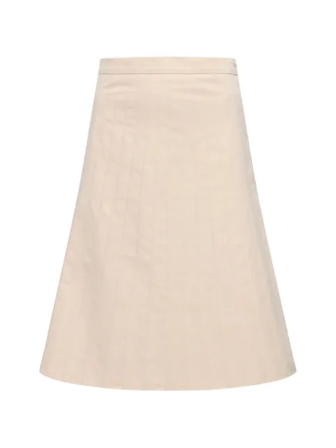 MM6 Maison Margiela pleated poplin skirt Neutrals S62MA0102M35861