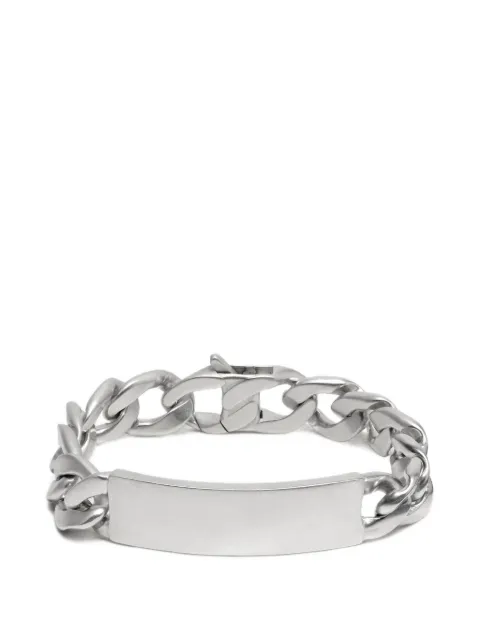 Maison Margiela Maillons plaque-detail bracelet Silver SM2UY0024P9113