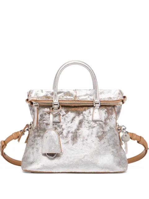 Maison Margiela 5AC soft mini bag Silver SB1WG0084P8842