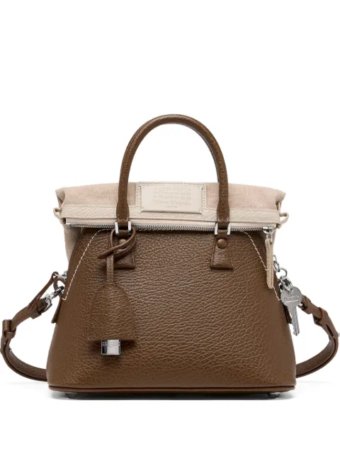 Maison Margiela mini 5AC Classique tote bag Brown SB1WG0092P8844