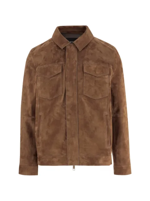 Yves Salomon suede jacket Brown 26E24EHV20567L32WA2294