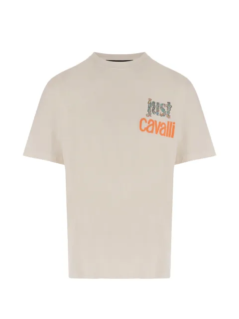 Just Cavalli short-sleeve T-shirt Neutrals 80OAHT14CJ500004
