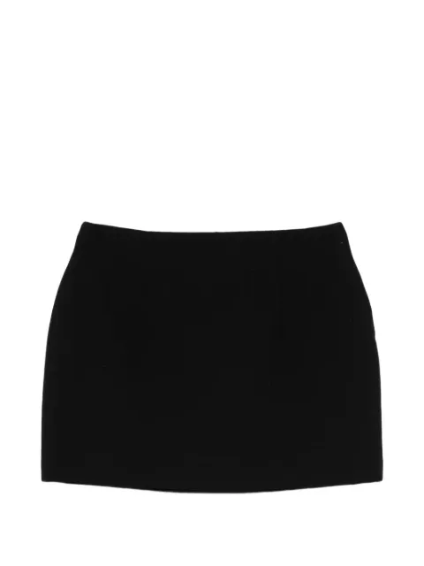 WARDROBE.NYC concealed-zip mini skirt Black W3004F24WO