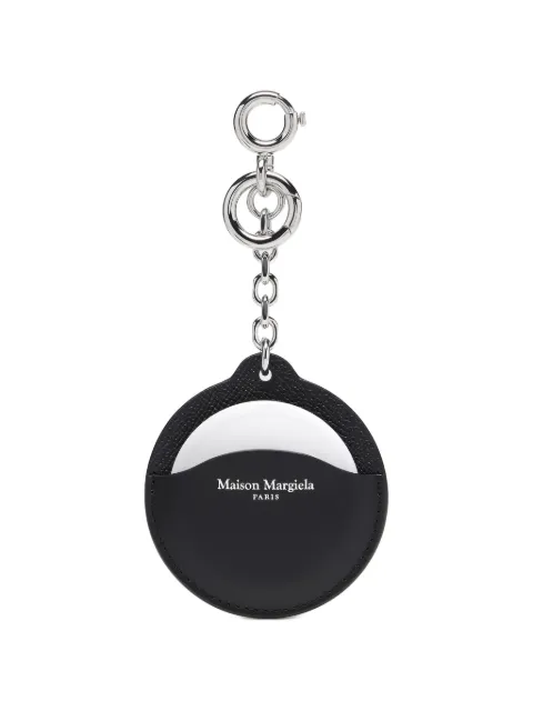 Maison Margiela circle leather keyring Black SA2UA0015P4745