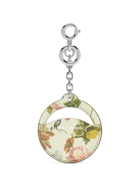 Maison Margiela floral-print mirror keyring Neutrals SA2UA0015P8979