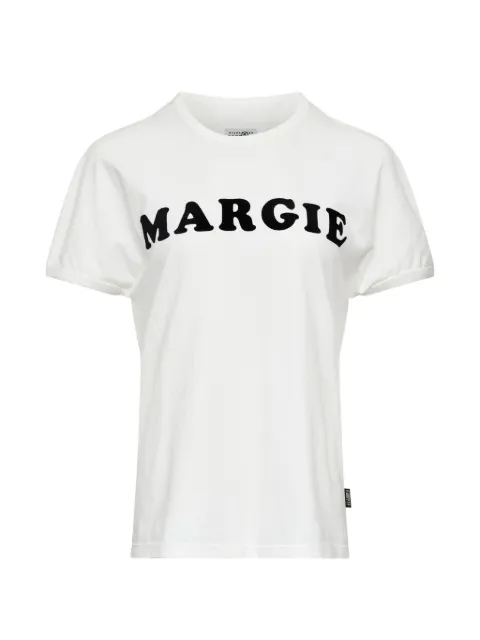 MM6 Maison Margiela Margie printed short-sleeved T-shirt Grey S62GD0212M20108
