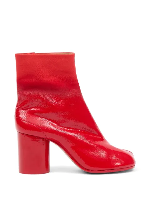 Maison Margiela Tabi leather ankle boots Red S58WU0260P7644
