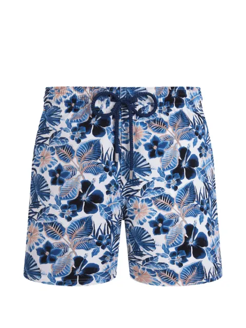 Vilebrequin floral-print swim shorts White MSOEF125