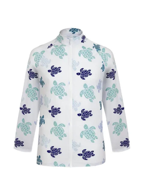 Vilebrequin turtle-print swim sweatshirt White ROCEH136