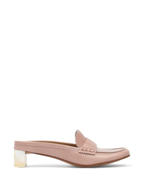 MM6 Maison Margiela Penny-strap leather mules Pink S66WX0074P7560
