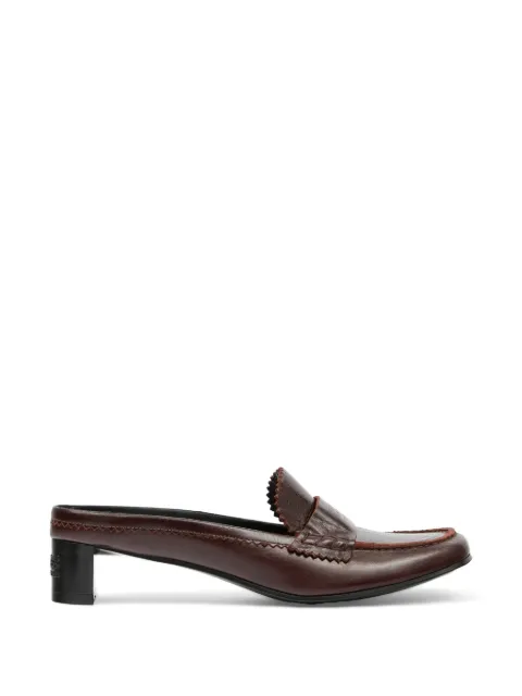 MM6 Maison Margiela swing toe leather slippers Brown S66WX0074P7560