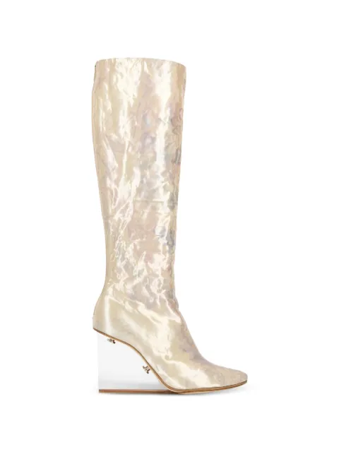 Maison Margiela Tabi Claw plexi long boots Neutrals S39WW0077P7701