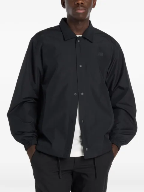 New Balance logo-detail jacket Black MJ61U6AJBK
