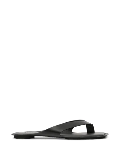 MM6 Maison Margiela Anatomic leather flip flops Black S66WP0119P7702