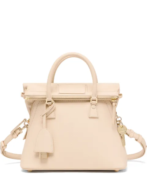 Maison Margiela mini 5AC leather tote bag Neutrals SB1WG0092P5348