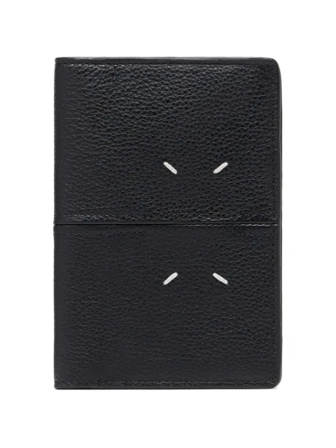 Maison Margiela Dress-Age leather passport holder Black SA2VL0030P7268