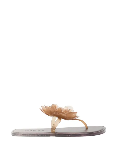 FARM Rio flower flat sandals Neutrals 363473