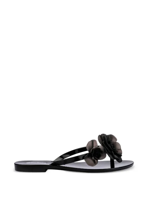 Melissa Harmonic Springtime flip-flops Black 37818