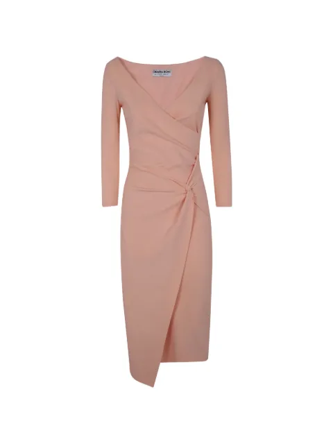 CHIARA BONI La Petite Robe wrap dress Pink ABAXASMMLRBS
