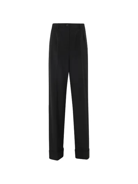 Dolce & Gabbana cuffed trousers Black FTBM0TDU2OW098