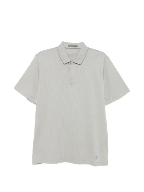 Corneliani short-sleeve polo shirt Green 27G5112725032