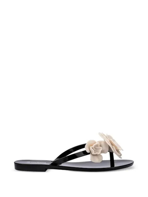 Melissa Harmonic Springtime flip-flops Black 37818