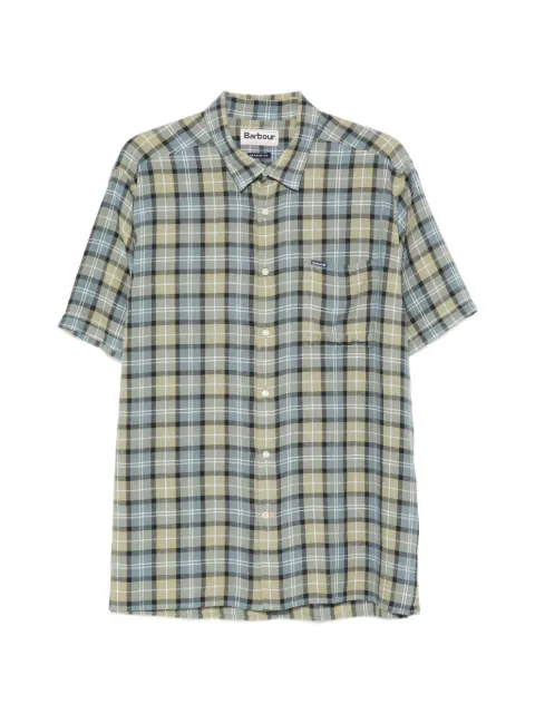 Barbour tartan pocket shirt Green MSH5584
