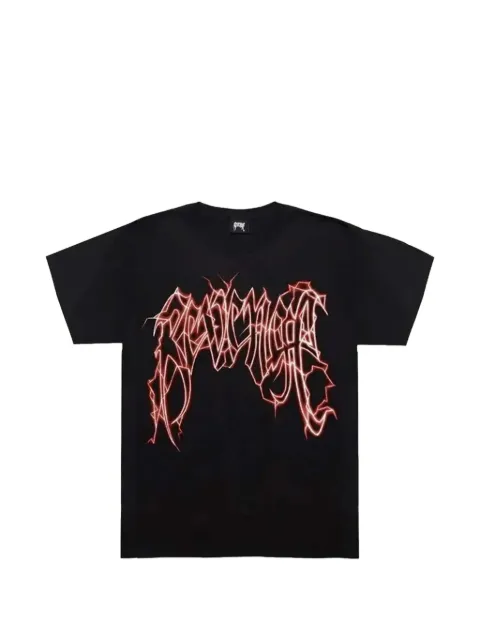 Revenge logo-print T-shirt Black 04D102FA