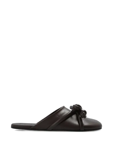 LOEWE Flamengo knot mules Brown L815379X98