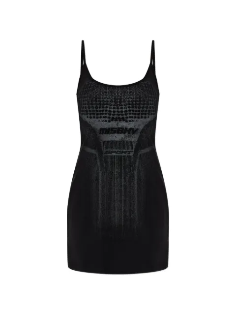 MISBHV logo-detail mini dress Black 260W817