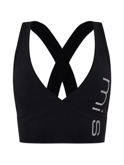 MISBHV logo-print sports bra Black 260W502