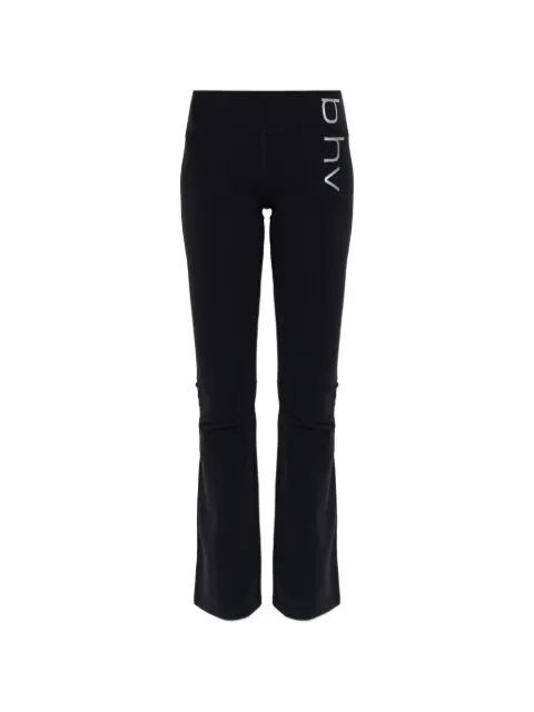 MISBHV logo-print trousers Black 260W308