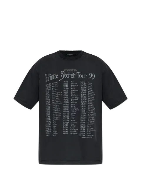 MISBHV infinite secret tour print T-shirt Black 260U226
