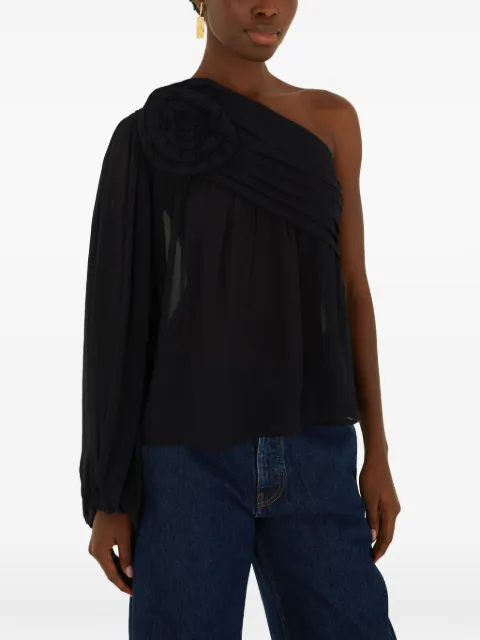 FARM Rio one-shoulder top Black 364000