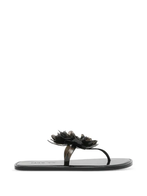 FARM Rio flower flat sandals Black 363471