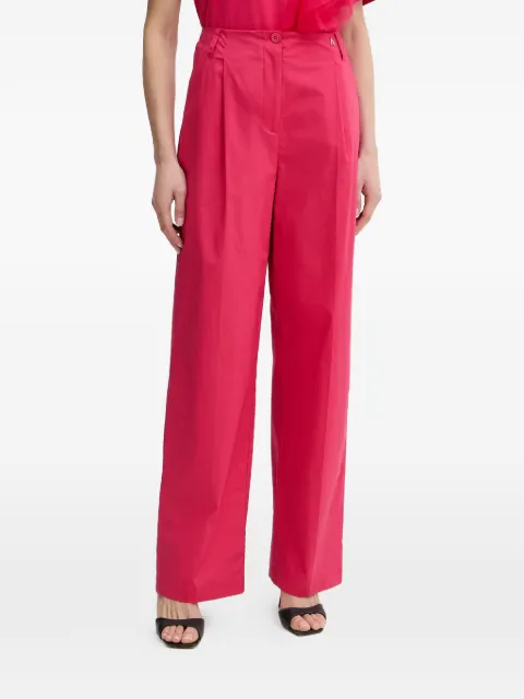 TWINSET pleated wide-leg trousers Pink 261AP2131