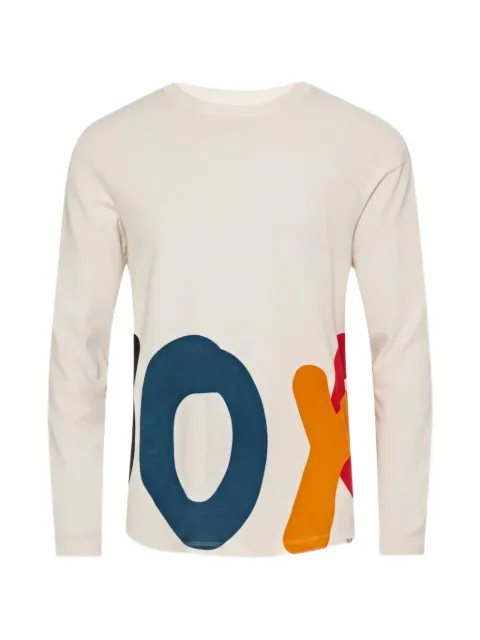 Orlebar Brown graphic-print long-sleeve T-shirt White 277838