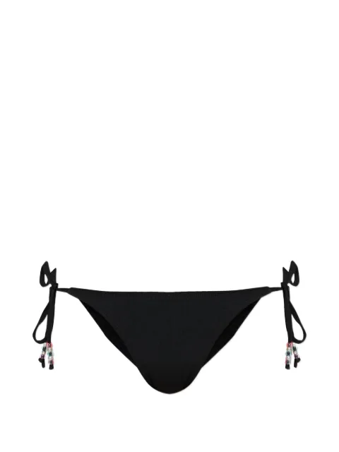 MISBHV beaded tie bikini bottoms Black 250HSW651