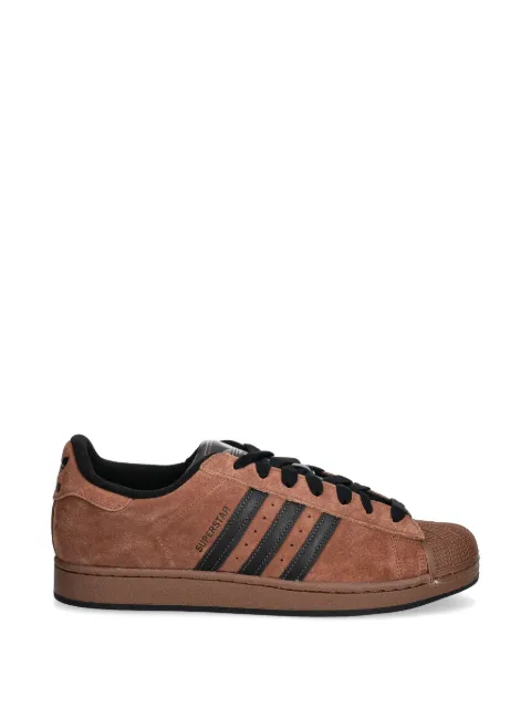 adidas Superstar stripes sneakers Brown IH9318