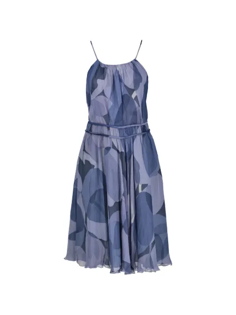 Moschino Pre-Owned flared mini dress Blue MR29032534