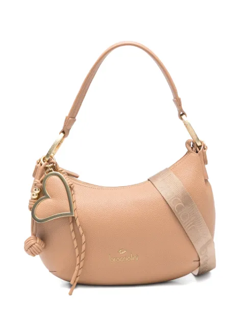 Braccialini Beth heart-charm leather tote bag Neutrals B18842