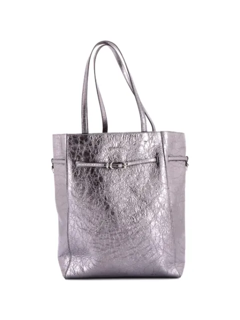 Givenchy Pre-Owned Voyou North South Leather Medium tote bag Silver J1ARISR12MYIPFXX