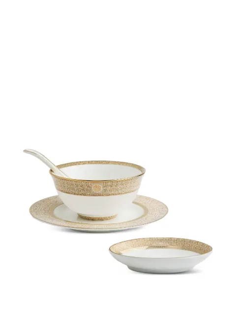 Shanghai Tang Tang Shou gold-trim bowl White Z6AHB468GQ