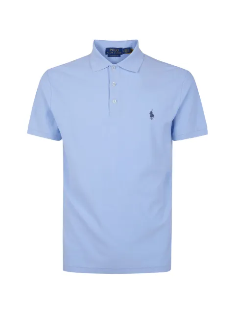 Polo Ralph Lauren logo-detail polo shirt Blue 710B13479008