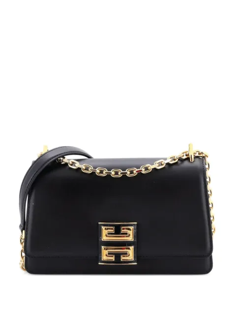 Givenchy Pre-Owned 4G Cube Chain Top Handle Bag Leather Small shoulder bag Black CYGOFZH3PQ3EJG2W